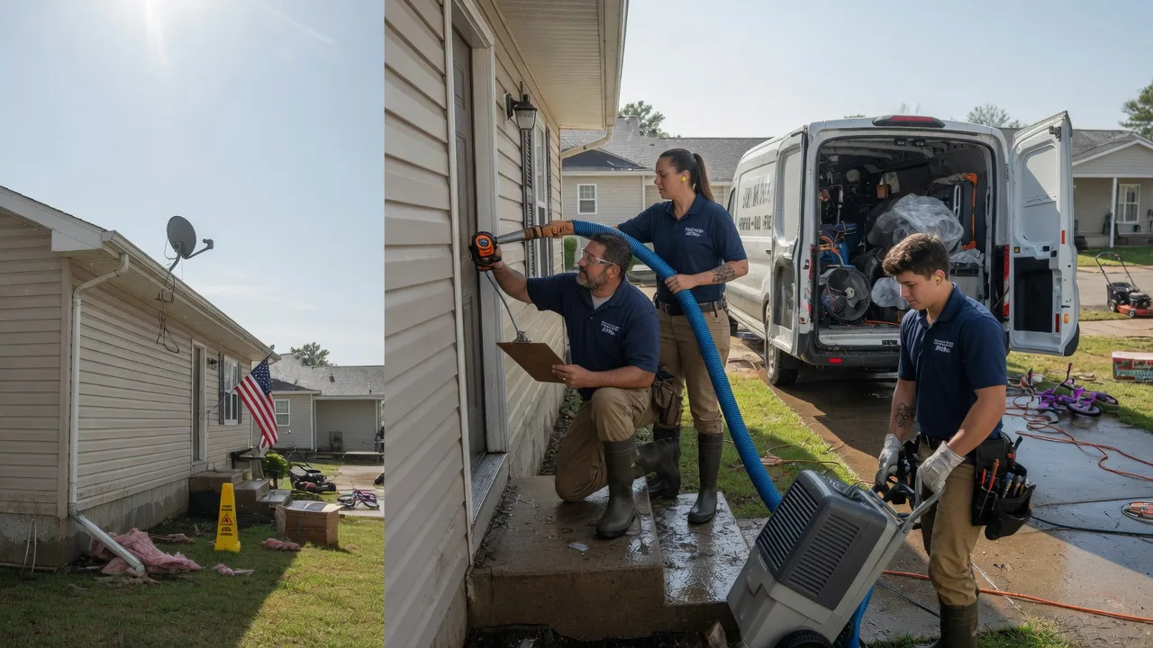 Ceiling Water Damage Restoration in Dexter, NM near me